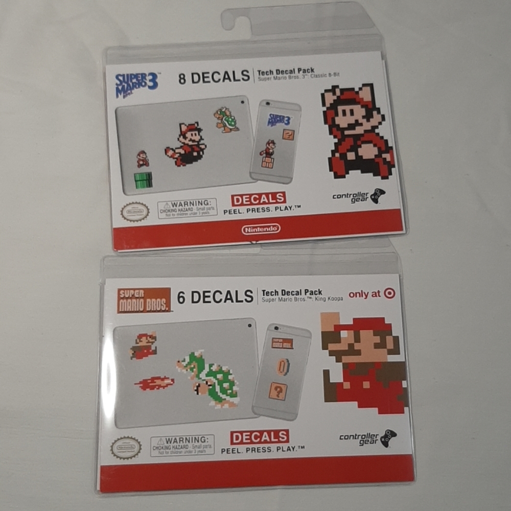 Super Mario Decal Packs